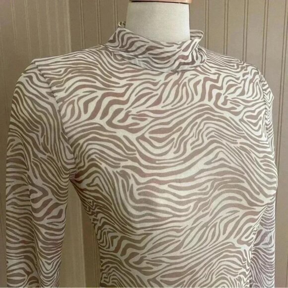 Primark Sheer Stretchy Bodysuit Women’s Size Small - Picture 3 of 7